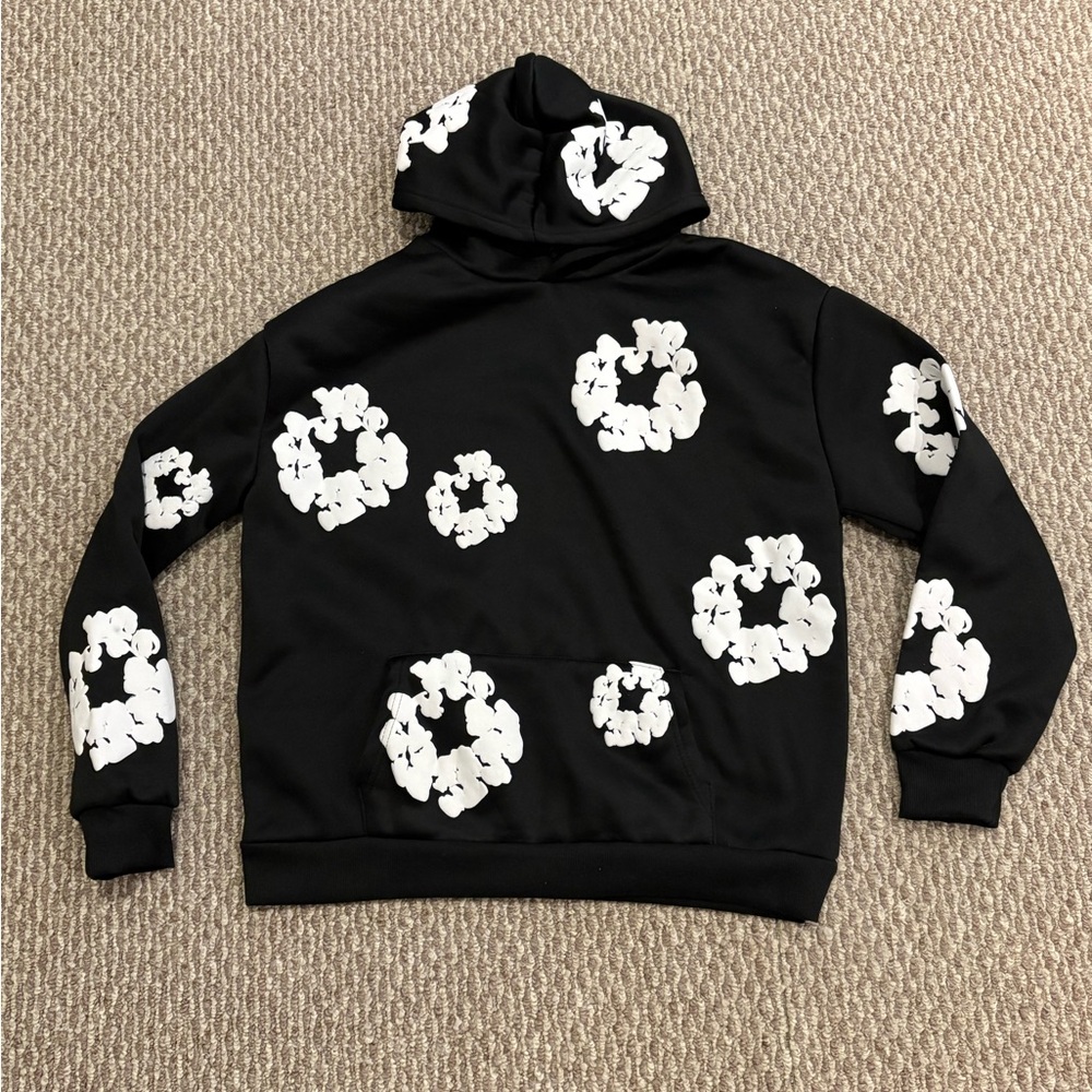Stylish Black and White Hoodie